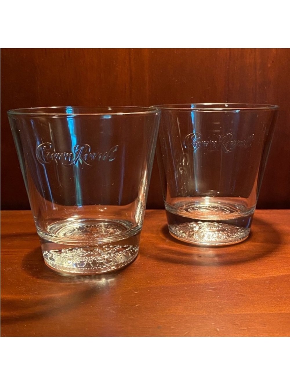Crown Royal The Crown Jewels Collectible Rocks Lowball Glasses Set of 2